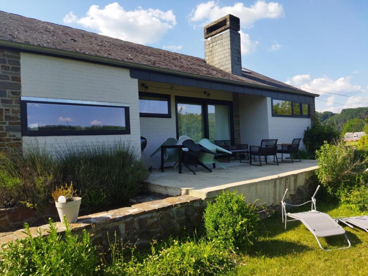 Le Clos Des 3 - Vacances Avec Vue En Ardennes A 5 Kilometres De La Roche - Maison De 90 M2 Avec Chambres - Avec Magnifique Jardin Rendeux Ngoại thất bức ảnh